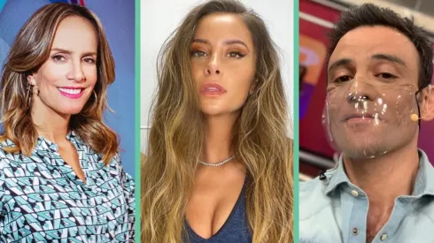 Camila Gallardo entre sus críticos Diana Bolocco y Gonzalo Ramírez.