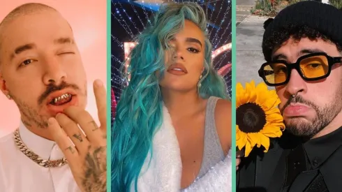 J Balvin, Karol G y Bad Bunny los tres artistas favoritos de los Latin American Music Awards 2021.