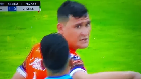 Pucheta se molesto del campo de juego