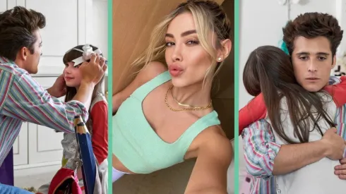 Michelle Salas en su aparición en Luis Miguel, la serie y en la actualidad.