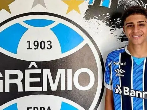 Hijo mayor de Adriano firma contrato con Gremio a sus 14 años