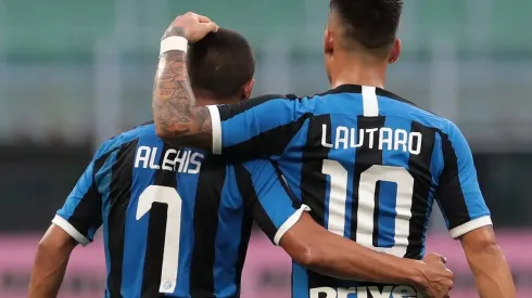 Alexis Sánchez y Lautaro Martínez disputan nuevamente la titularidad en un Inter de Milán que se acerca al título de la liga italiana