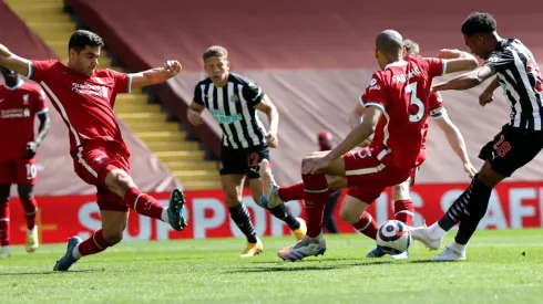 Liverpool manejó gran parte del partido pero el empate llegó en el descuento.