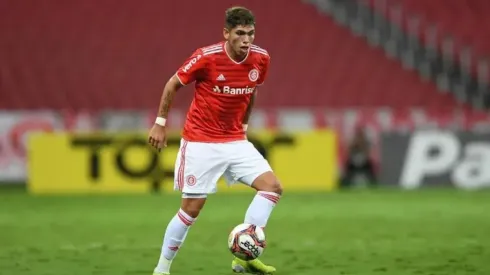 Palacios vio tarjeta roja en la goleada de Inter a Deportivo Táchira por Copa Libertadores.