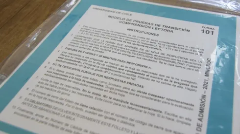 Publican temarios de Prueba de Transición 2022