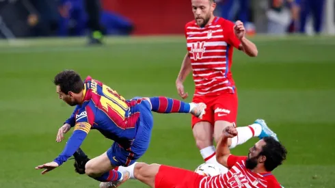 Lionel Messi sufrió con Barcelona