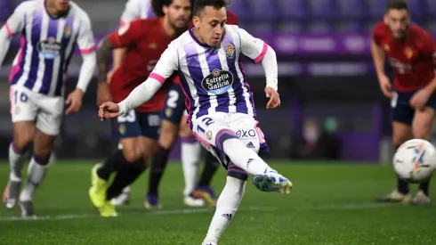 Fabián Orellana anotó un gol de cabeza que le da vida al Valladolid en la liga española.