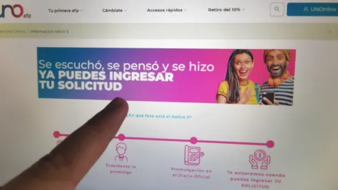 Tercer retiro 10% en AFP Uno