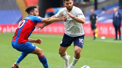 Sergio Agüero destacó en el triunfo del Manchester City sobre el Crystal Palace.
