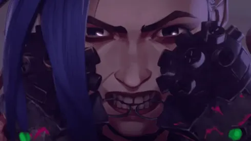 Jinx en el adelanto de Arcane, la serie de League of Legens de Netflix.
