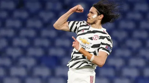 Cavani fue clave en el United