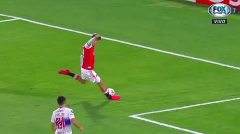 Nacional logró el 1-1 justo antes del entretiempo.