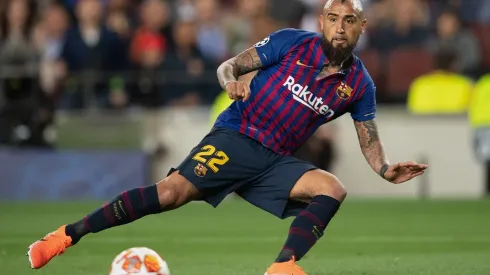 Arturo Vidal estuvo dos temporadas en Barcelona, pero no pudo ganar las dos ligas en las que intervino