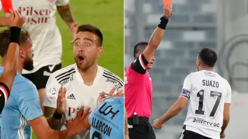 Matías Zaldivia y Gabriel Suazo fueron los últimos expulsados tras Maximiliano Falcón en Colo Colo.