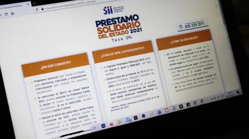 Postulación Préstamo Solidario 2021