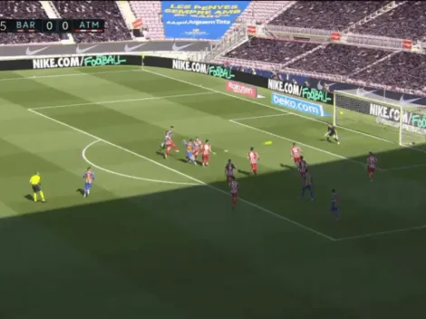 Video: Oblak le niega el gol del campeonato a Messi