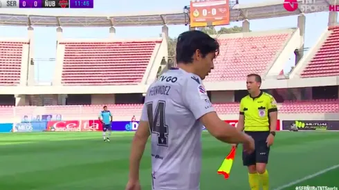 Matías Fernández debió abandonar tempranamente la cancha en La Serena