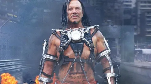Mickey Rourke como Whiplash en Iron Man 2, de Marvel.