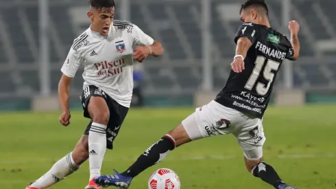 Pablo Solari fue titular ante Palestino