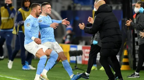 Guardiola festejó el título junto a sus dirigidos