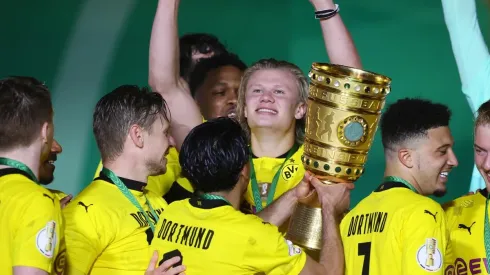 Campeones de Copa de Alemania: Borussia Dortmund goleó al Leipzig con Haaland como figura.