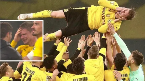 Lukasz Piszczek llora en su despedida del Dortmund