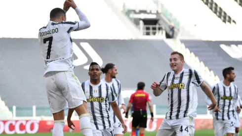 Cristiano Ronaldo celebra su gol ante el Inter