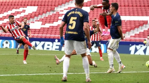 Luis Suárez marcó el agónico gol que le dio el triunfo al Atlético de Madrid.