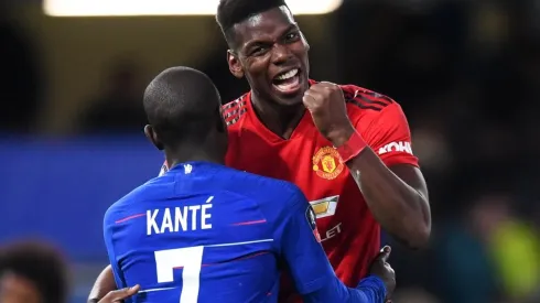 Kanté y Pogba son compañeros en la selección de Francia y rivales en la Premier League