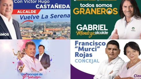 Víctor Castañeda, Gabriel Mendoza, Jorge Garcés y Murci Rojas aparecen entre los derrotados de la jornada de elecciones en todo el país