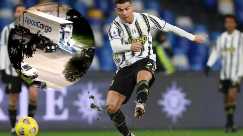 Cristiano Ronaldo vio partir siete de sus autos de Turín: rumbo desconocido.