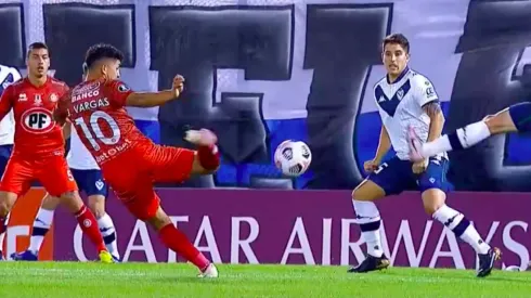 Vargas anotó un golazo para Unión La Calera