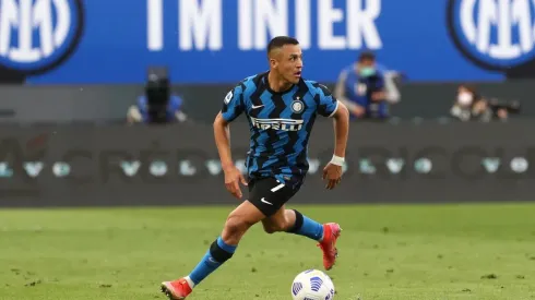 Alexis entró en el final del partido