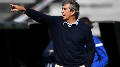 Pellegrini en el partido de Betis con Celta