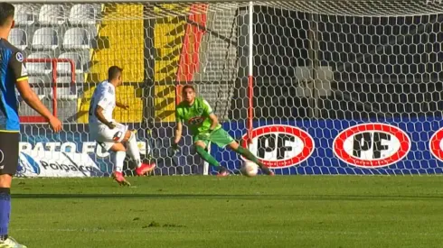 Morales anotó de penal ante Huachipato
