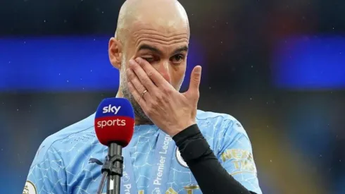 Josep Guardiola rompe en llanto por la partida del Kun Agüero