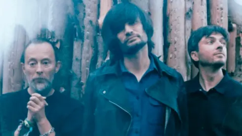 The Smile en pleno: Thom Yorke, Jonny Greenwood, Tom Skinner.