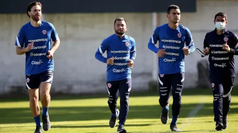 Ben Brereton en su primera práctica con la Roja