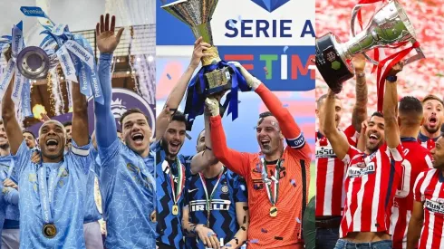 Manchester City, Inter y Atlético fueron campeones de sus ligas