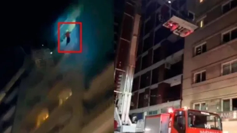 Jugadores de Rentistas quedaron atrapados entre las llamas en un hotel