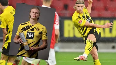 Haaland fue elegido el mejor jugador de la Bundesliga 2020-21.