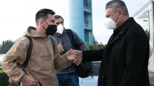 Messi ya está en Argentina para el duelo con Chile