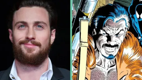 Aaron Taylor-Johnson y Kraven the Hunter.