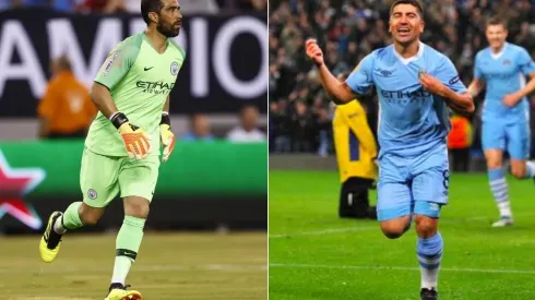 Bravo y Pizarro, los únicos chilenos que jugaron en el primer equipo del Manchester City