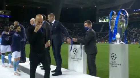 Guardiola se mostró satisfecho por haber llegado a la final de la Champions