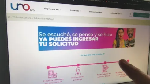 La AFP Uno fue de las primeras en habilitar el tercer retiro del 10%.