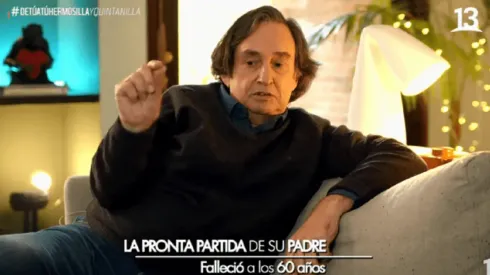 El actor participó en el programa de conversación de Canal 13.