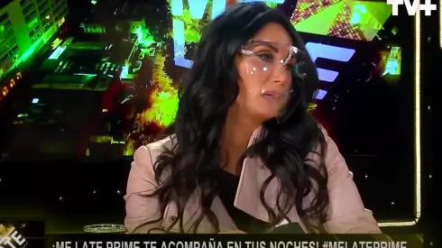 Pamela Díaz en el panel de Me Late Prime.