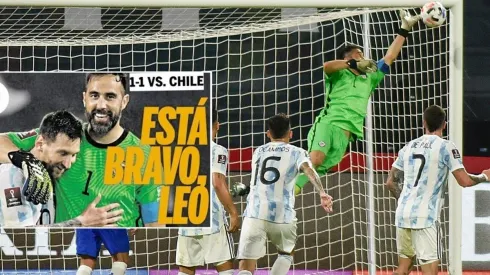 El medio argentino destacó la brutal performance del arquero chileno.