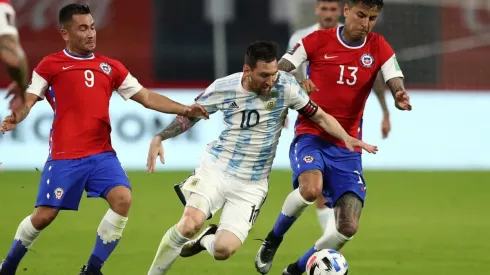 Lionel Messi estuvo cerca de anotar doblete ante Chile.
